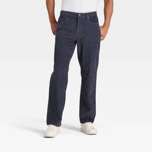 Open Box - Goodfellow & Co - Men's Straight Fit Corduroy 5-Pocket Pa Purple